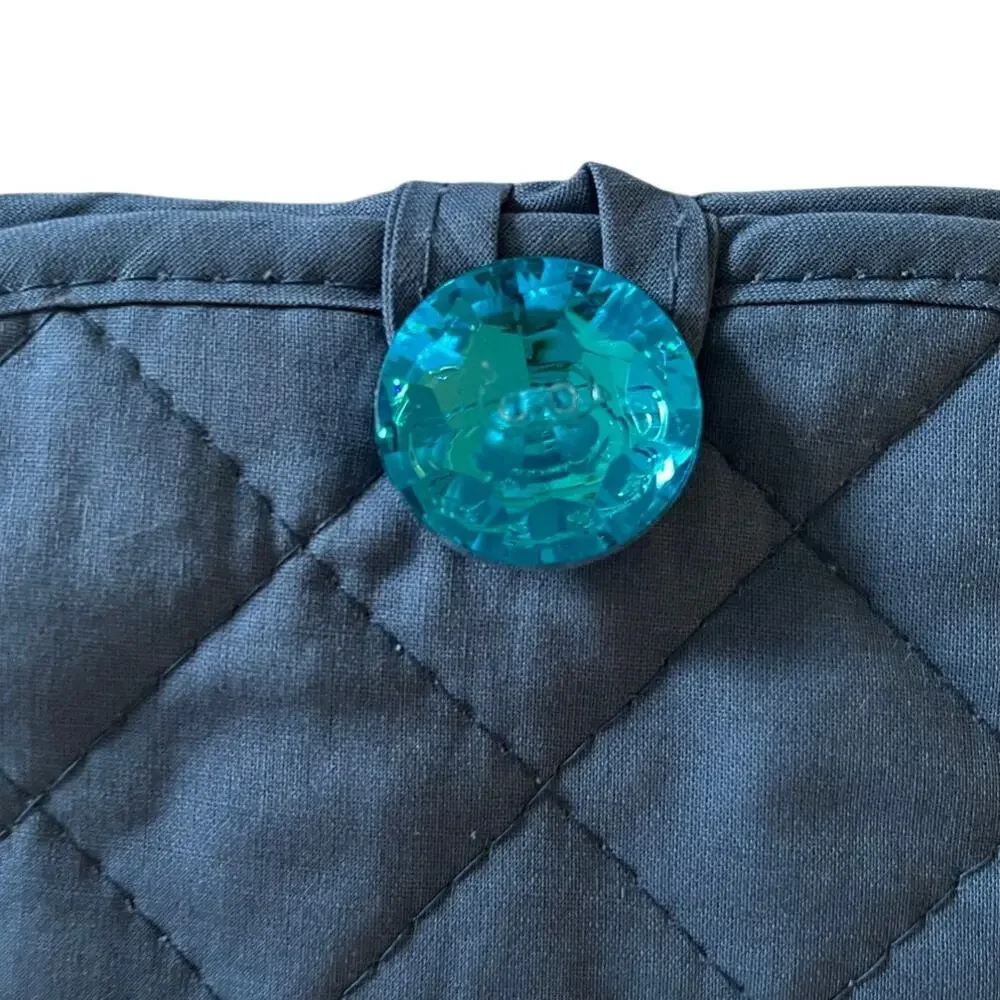 Handmade Nautical Hanging Towel Beachy Coastal Turtle Coral Blue